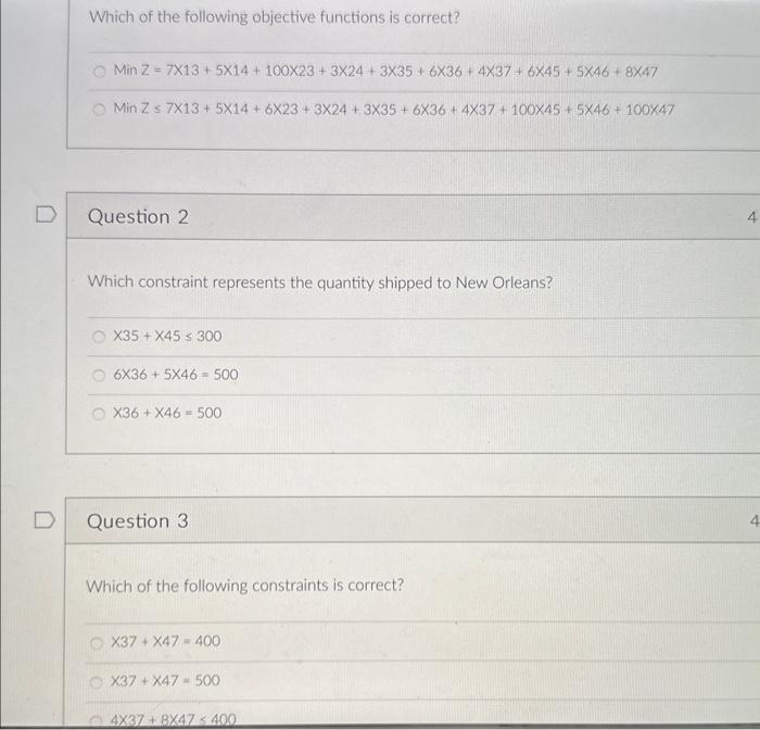 LMN Company is a distributor of products. The network model below shows