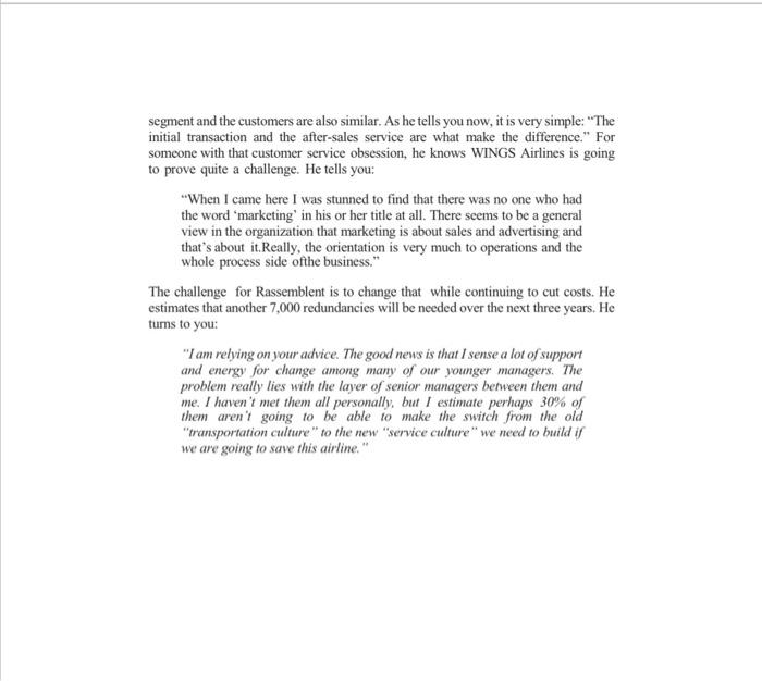 by coming up with a plan or at least a list of