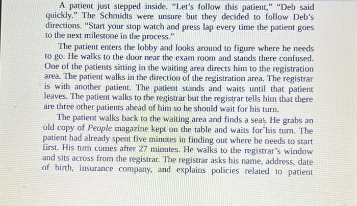 growth and where they were seen quickly. The Schmidts hired some more