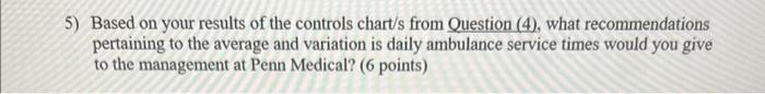 r chart and x chart answer for question 4. the x chart