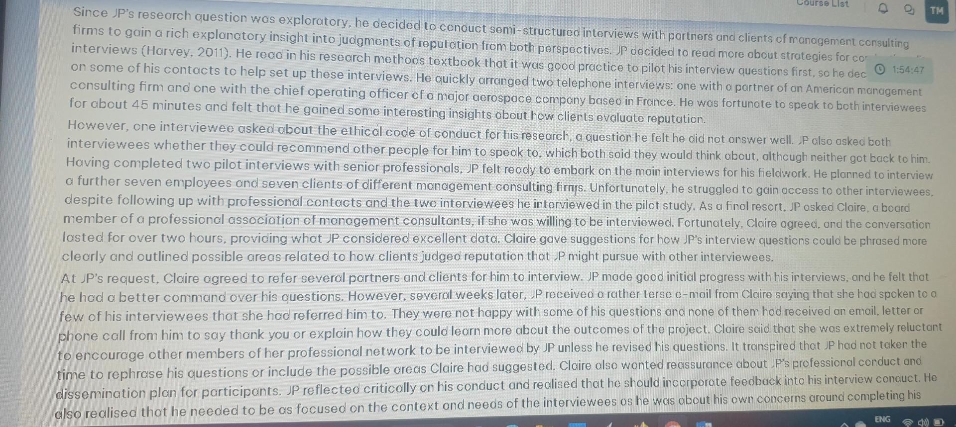 gaining accest interviewees (Irvine \& Gaffikin, 2006; Dundon \& Ryan 2010; Berger