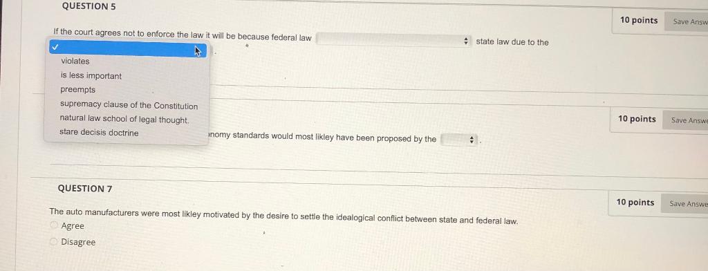 in that state. A group of automobile manufacturers file suit against the