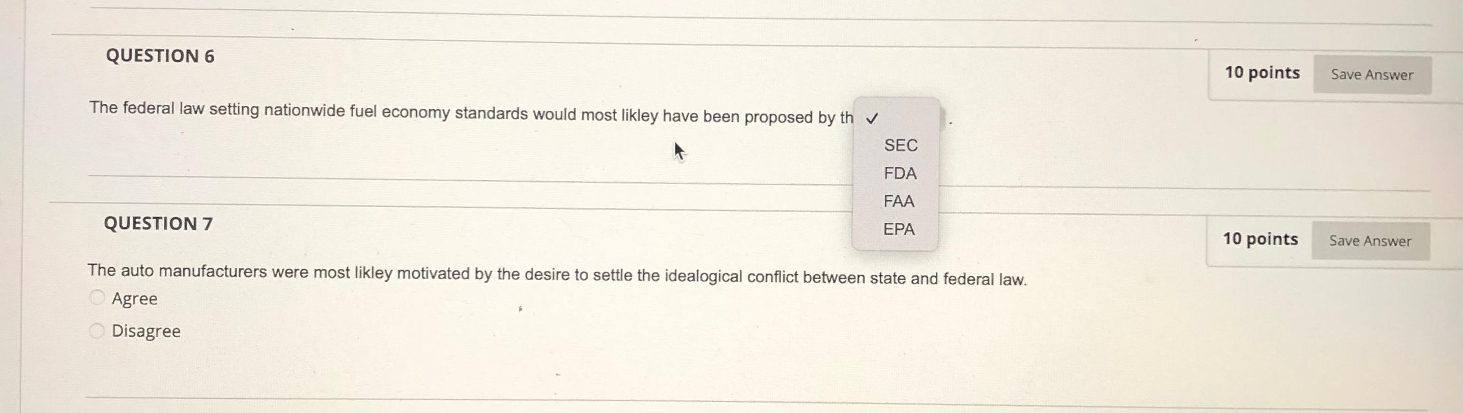 state of California to prevent the enforcement of the law. The automakers