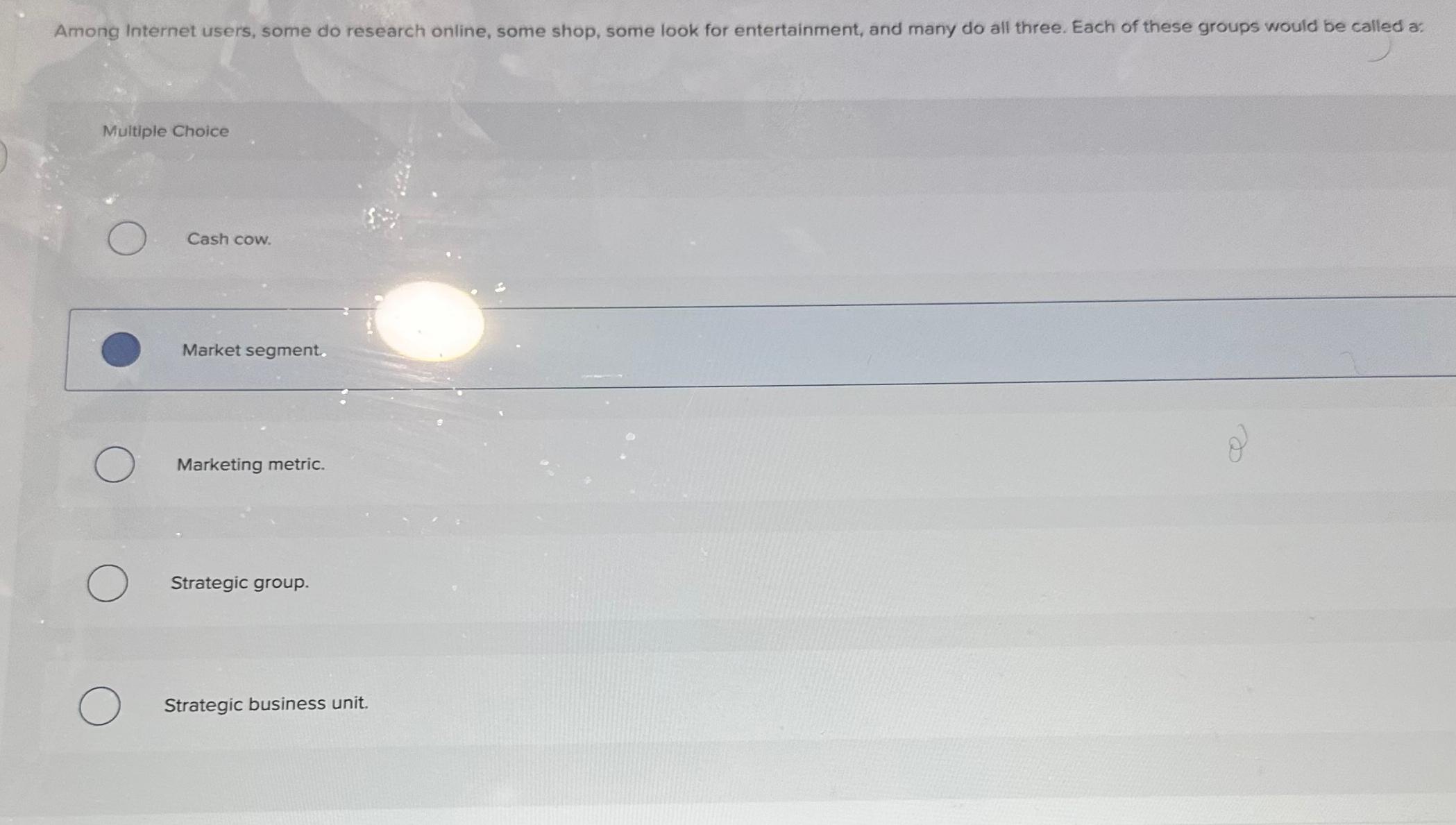  Among Internet users, some do research online, some shop, some look