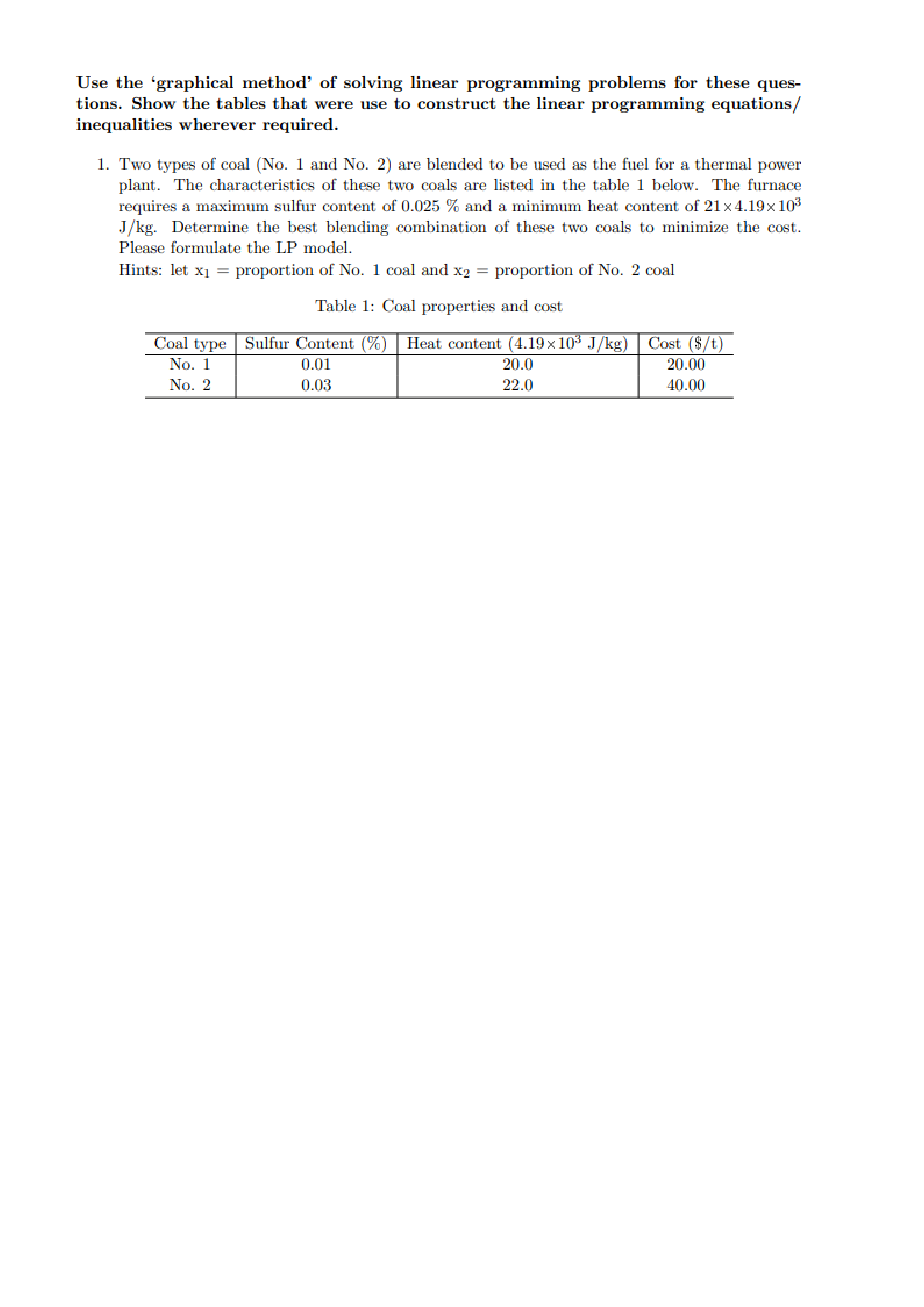 Please show detailed written steps thx Use the 'graphical method' of