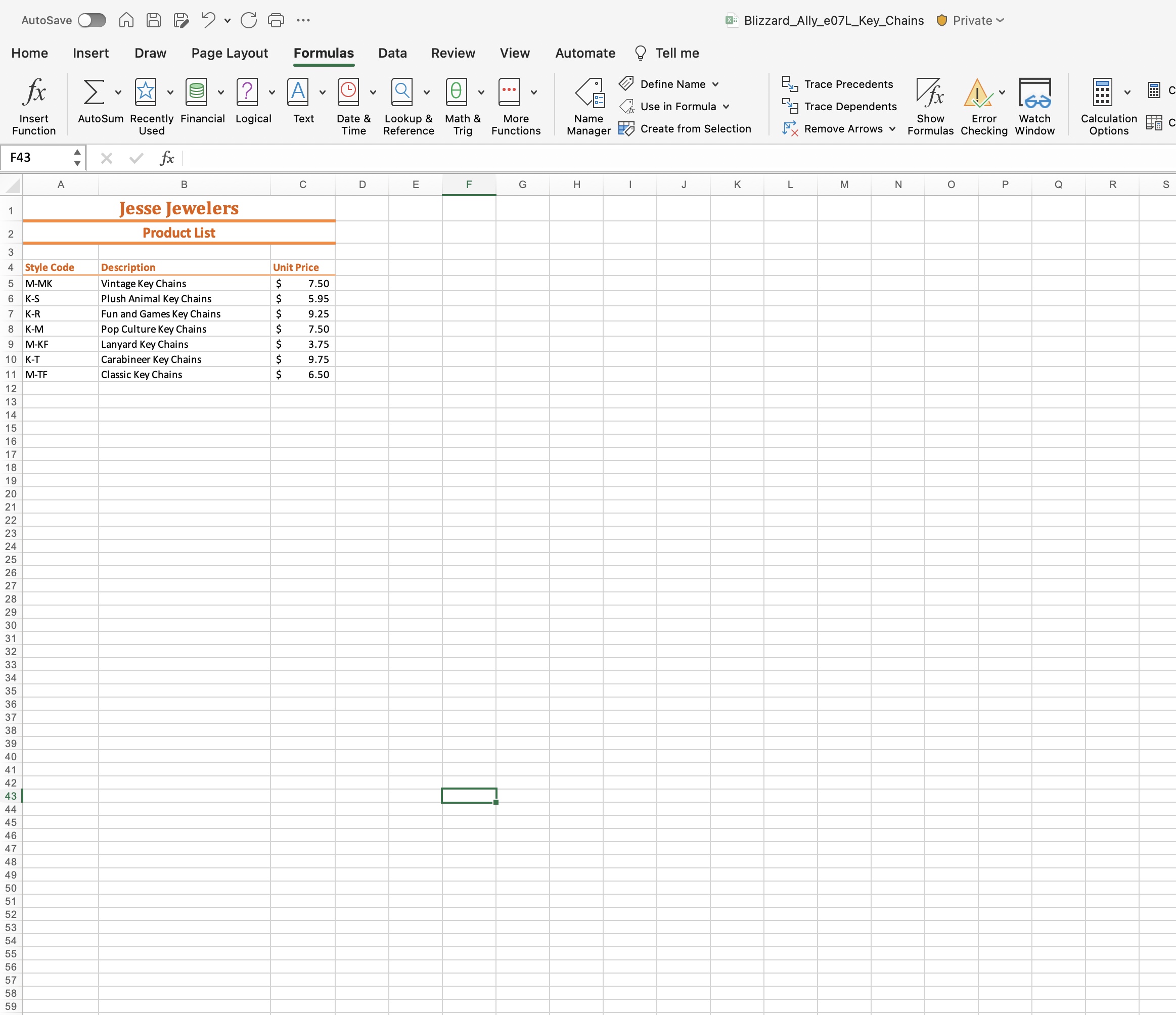 GO! Think: Project 7L Key Chains Project Files For Project 7L, you