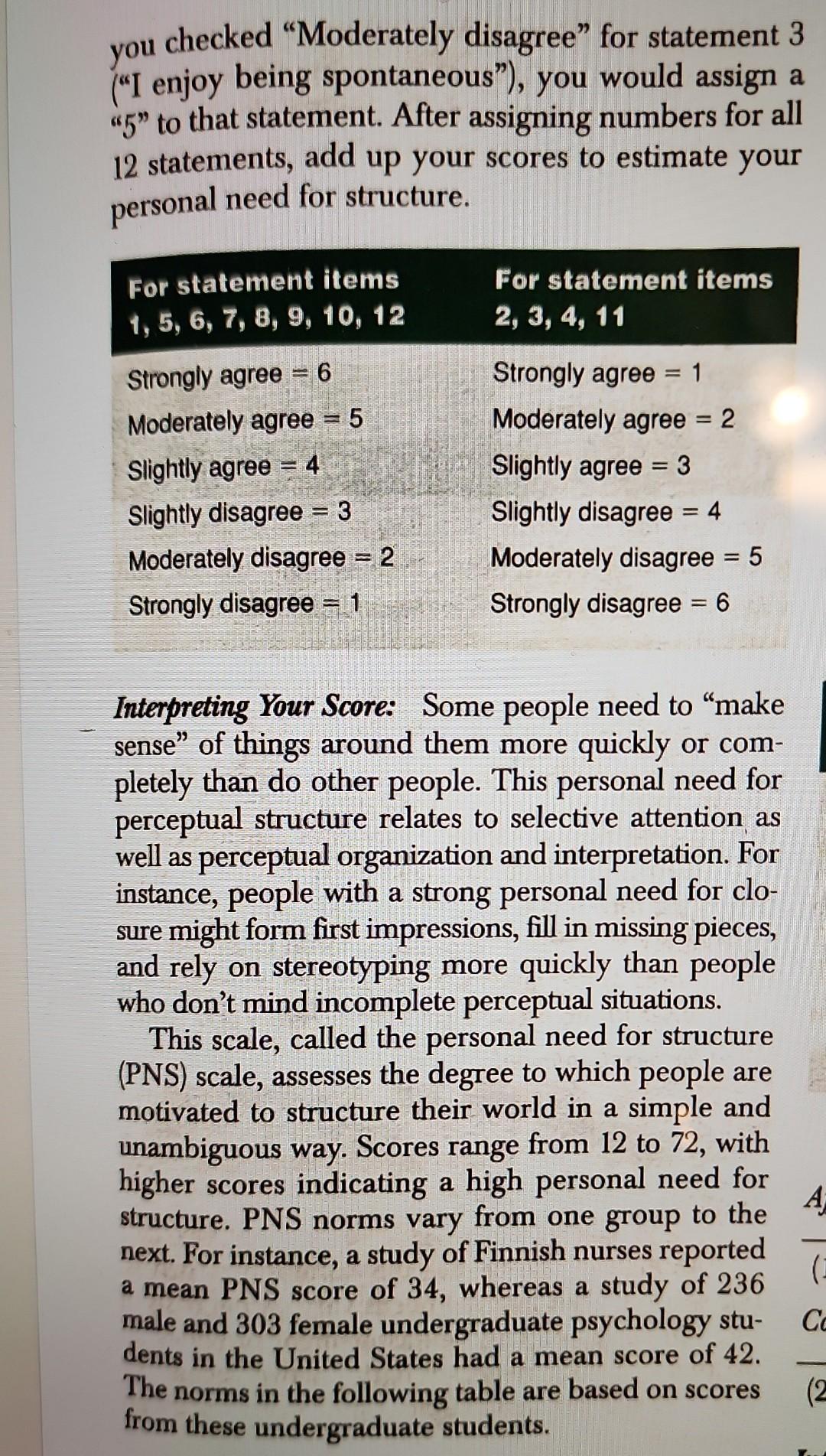their pay will reduce their feelings of injustice. 8 9. Scoring Key