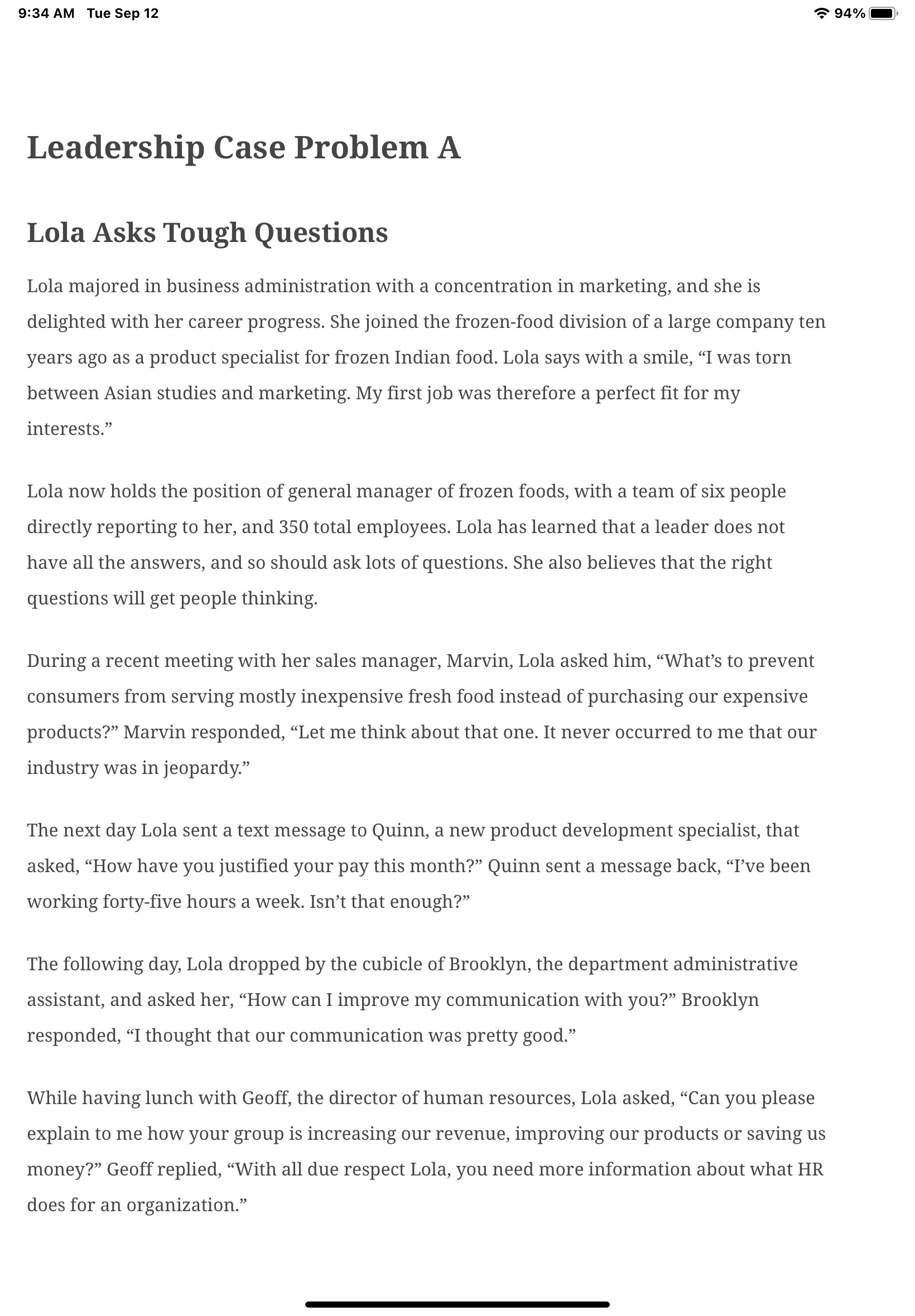 Tough Questions". Then, answer the following 3 questions presented in your textbook: