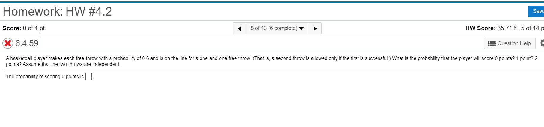 Find Pr[A|B] Pr[A|B] =Let C and D be events such that Pr[C]