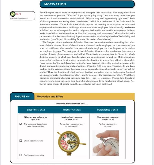  (Organization behaviour ) Please read the case "DELTA" from Chapter 6"Motivation"
