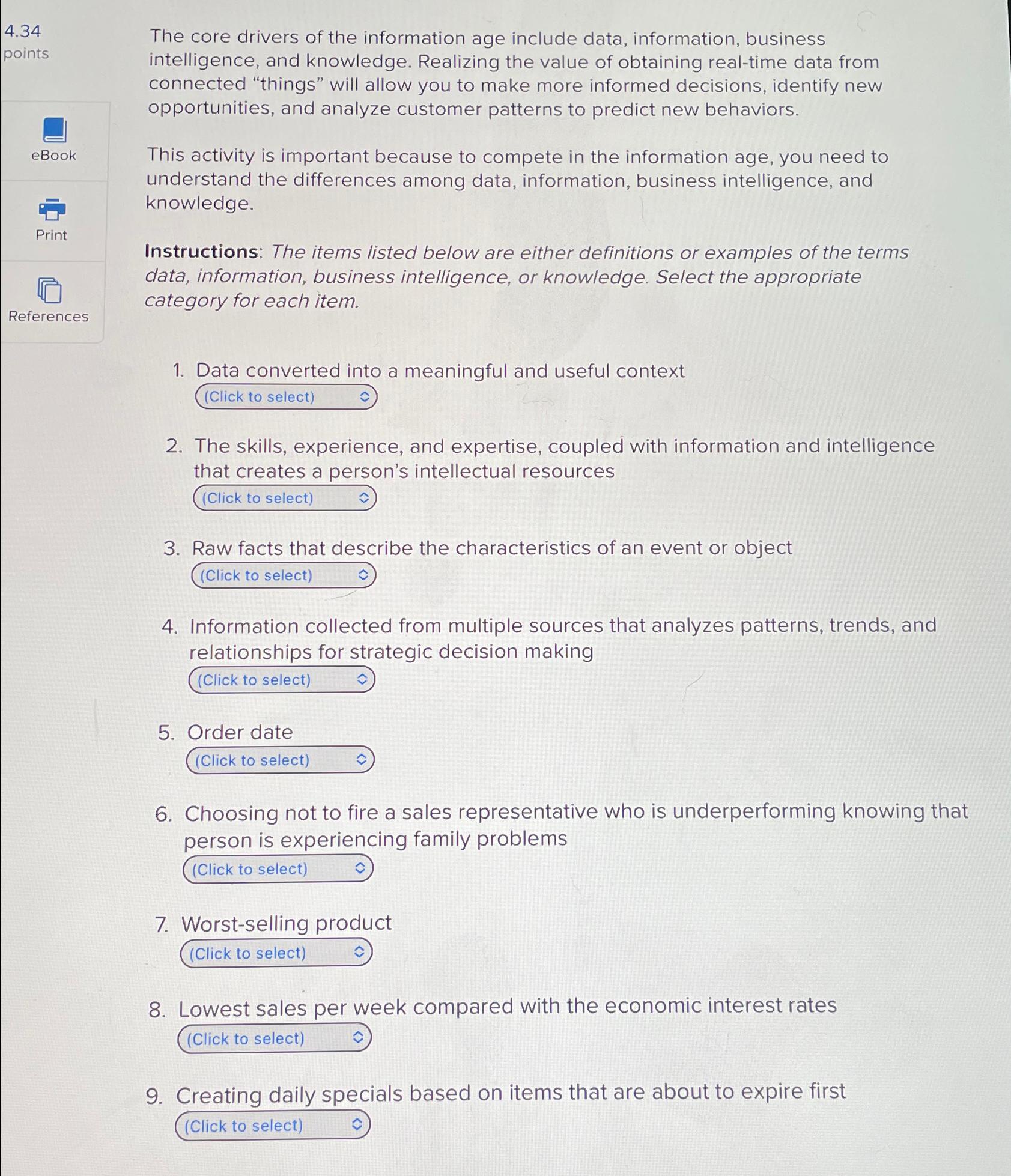  4.34 points eBook References References The core drivers of the information