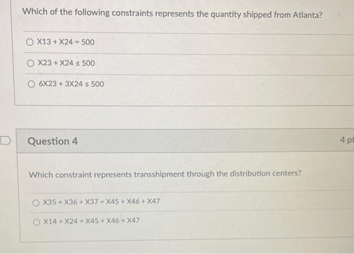 shipping costs, supply, demand, and shipment routes between each source and destination.