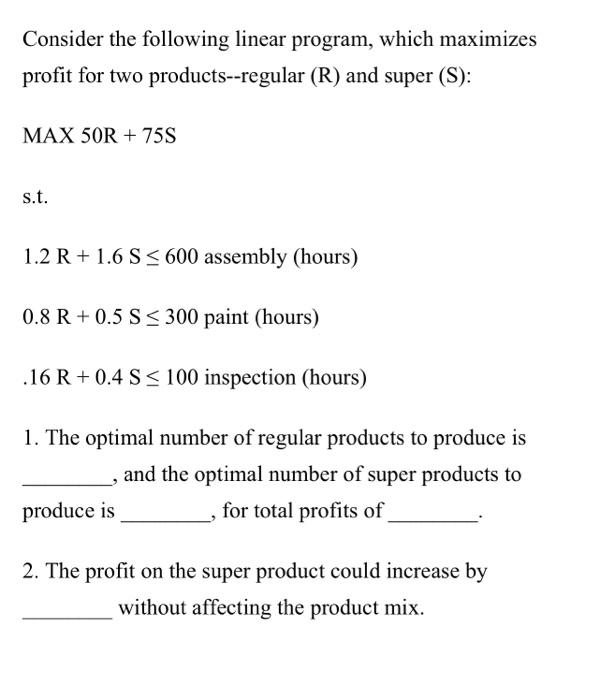 show in excel and show final answer in excel. Consider the following