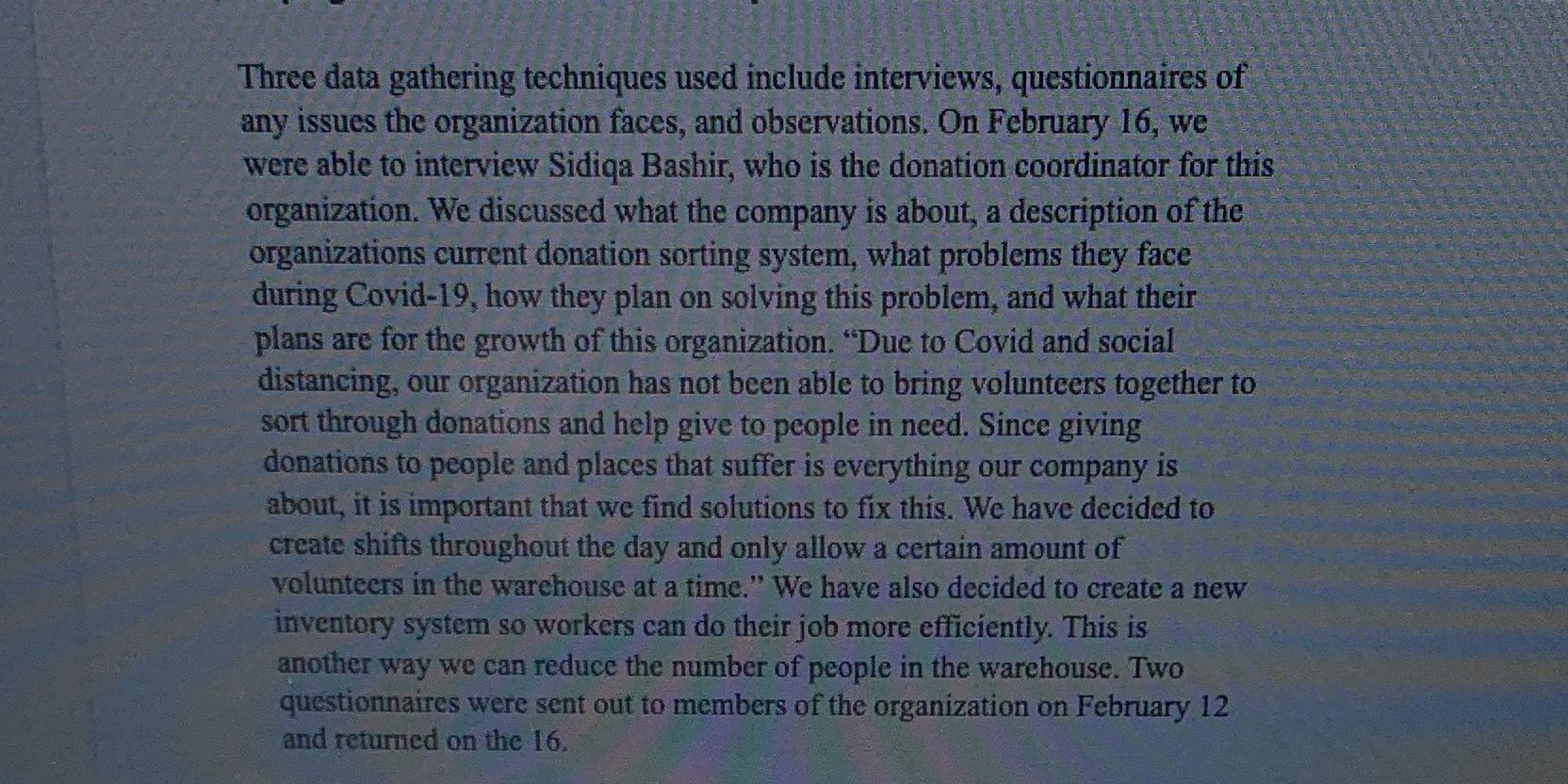 Construct a Decision Table based on the information below and condense where