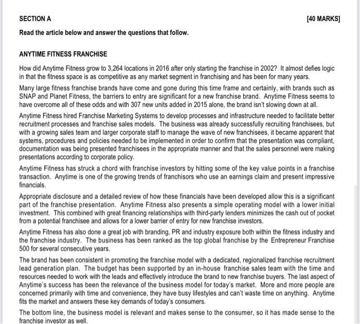  QUESTION ONE Based on the case study above, how does owning