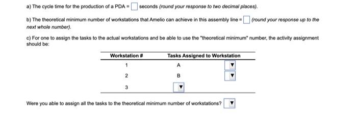 Computing wants to establish an assembly line for producing a new product,