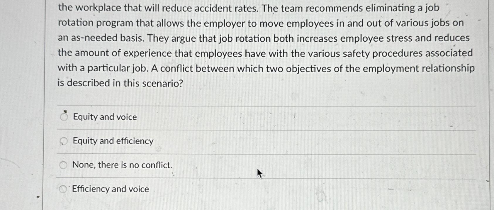  the workplace that will reduce accident rates. The team recommends eliminating