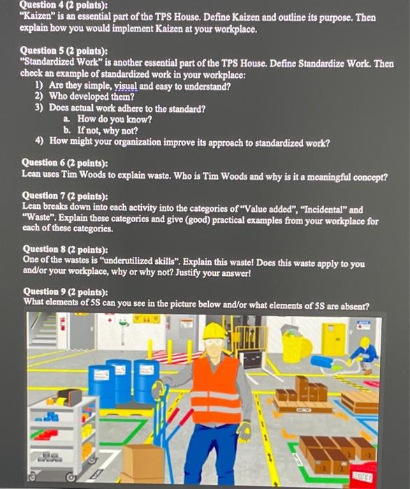 Question 2 (2 points): Describe how Lean differs from previous manufacturing concepts?