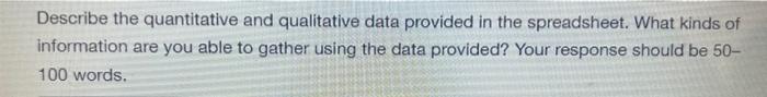 about the company's employees from the spreadsheet. What story does the data