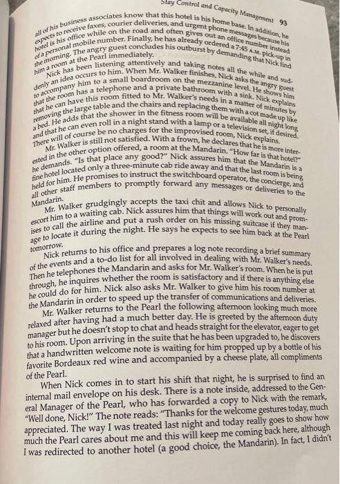 he always starts his shift by reading the log book because it