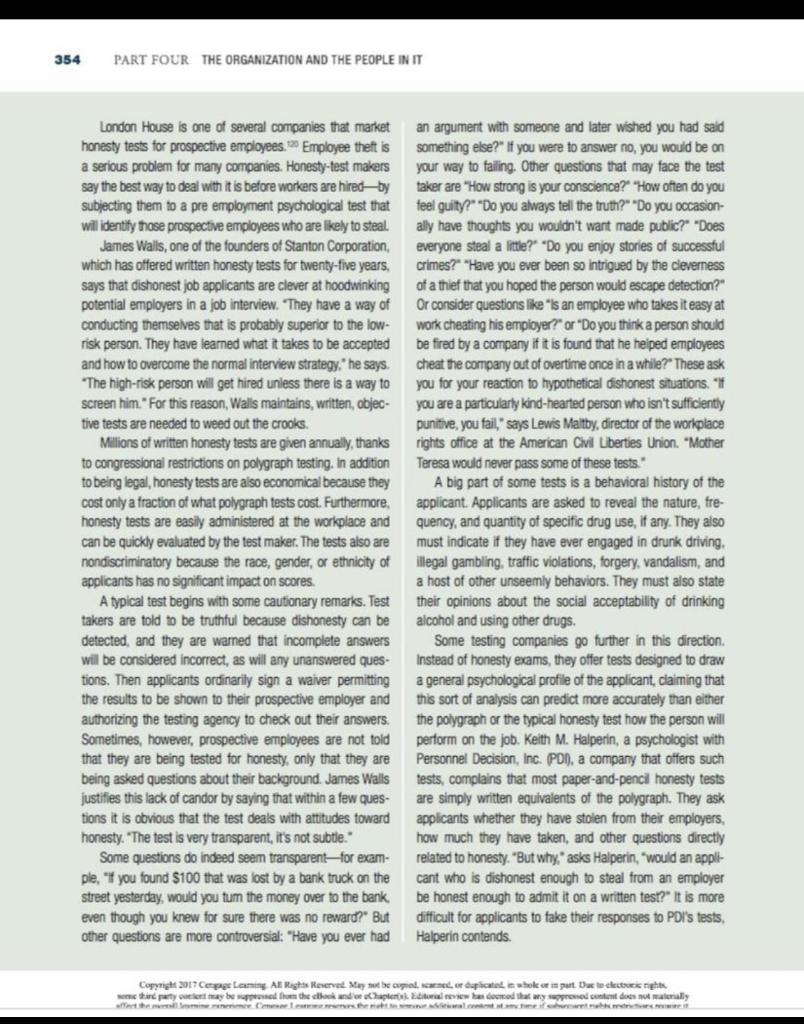 First, answer the following questions: How useful or informative do you think