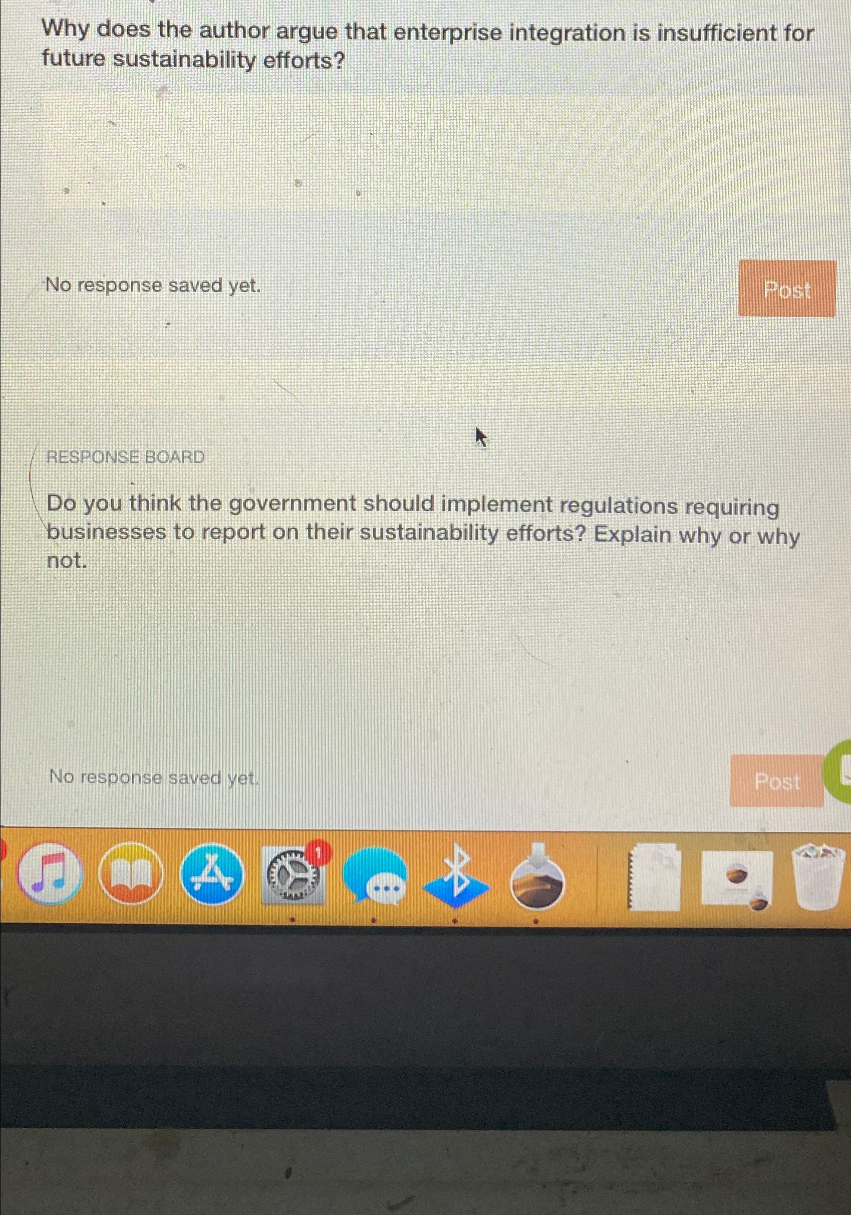 Why does the author argue that enterprise integration is insufficient for