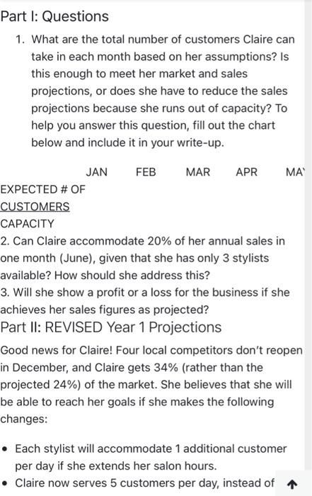 your written analysis of the financial information. Download Claire's Income Statement (attached