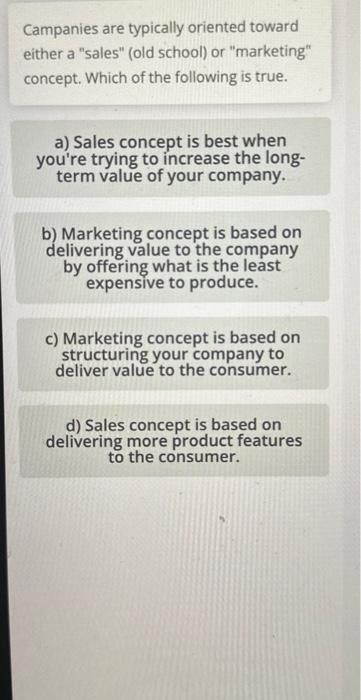 give) is important to all stakeholders-the consumer, the company, and society. Which