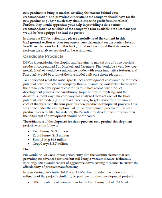 providing highlights of your business case such that the companys CEO can,