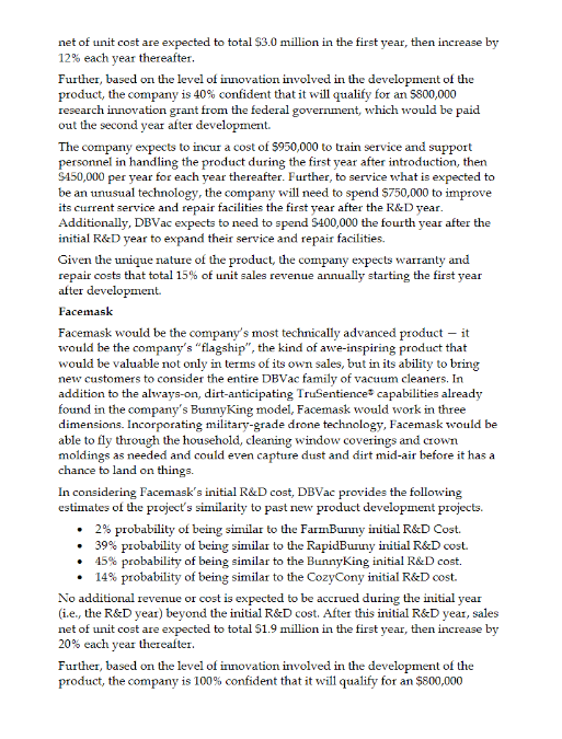 recommendation, and what to expect if the company goes forward with the