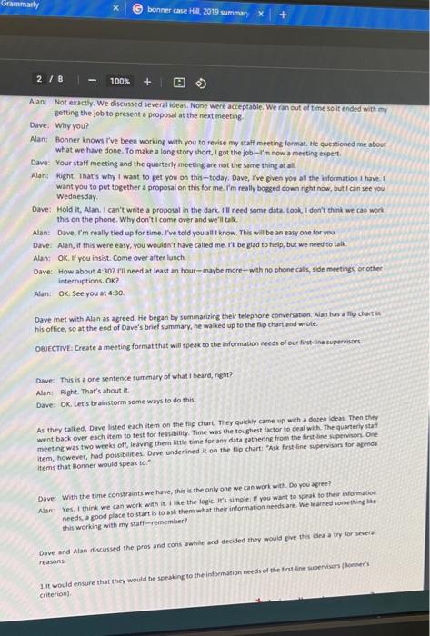 consultant) encountered during each contracting phase in the scenario Consider in your