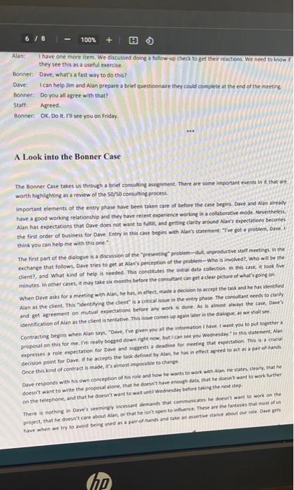skills: the phases of consulting, the steps in the contracting process and