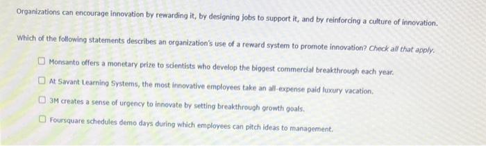 common impediments to innovation noted in the summary below. The innovator's Dilemma: