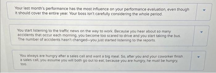 assumptions or evaluations based on them. The goal of this activity is