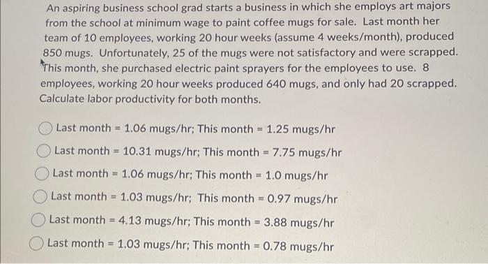 This was a decrease of 5%. What was labor productivity last year?