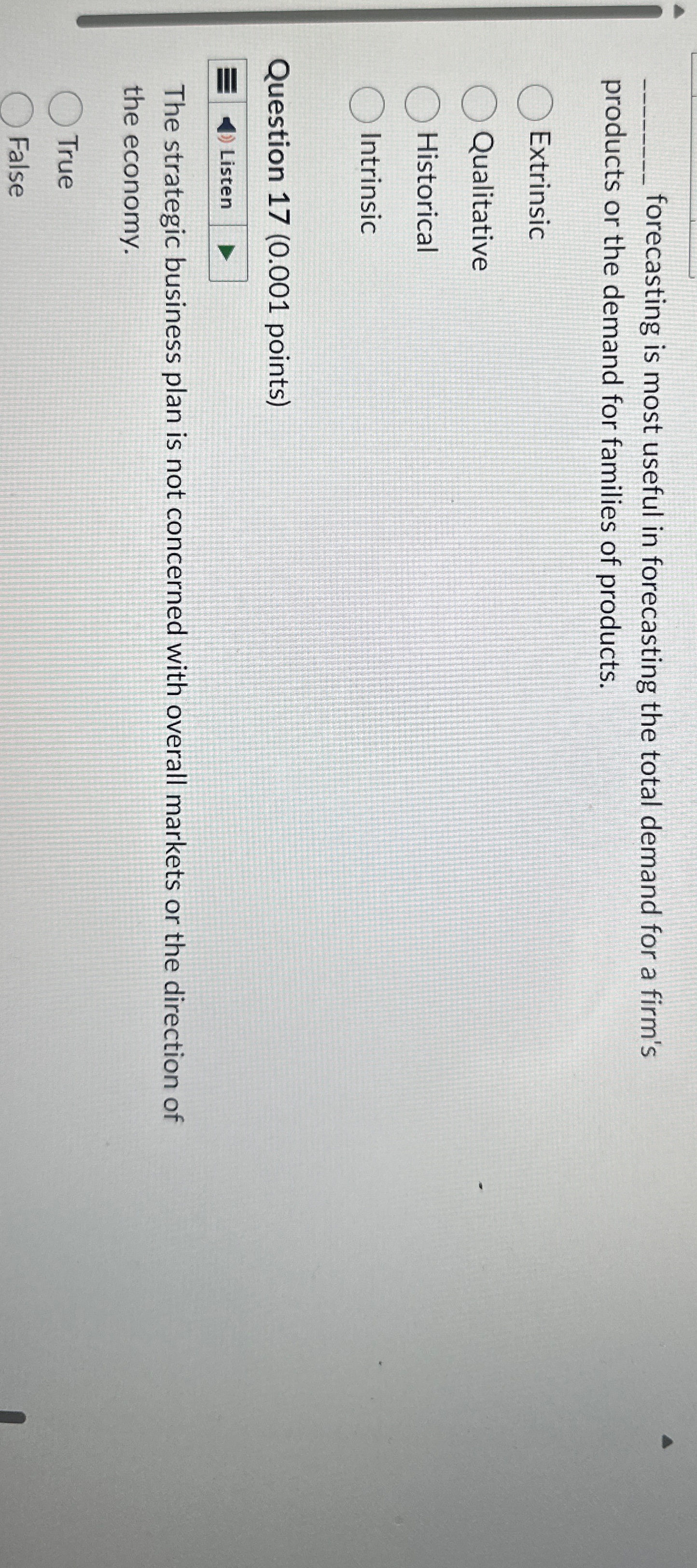  forecasting is most useful in forecasting the total demand for a