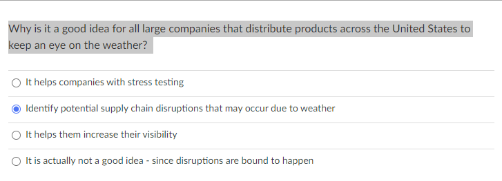 Why is it a good idea for all large companies that