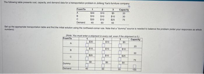  PLEASE MAKE ANSWER CLEAR (EX: 2A box = 10) "The following