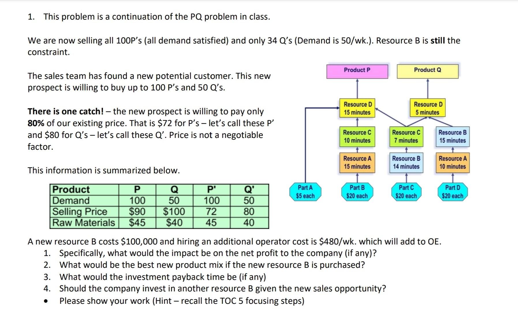  1. This problem is a continuation of the PQ problem in