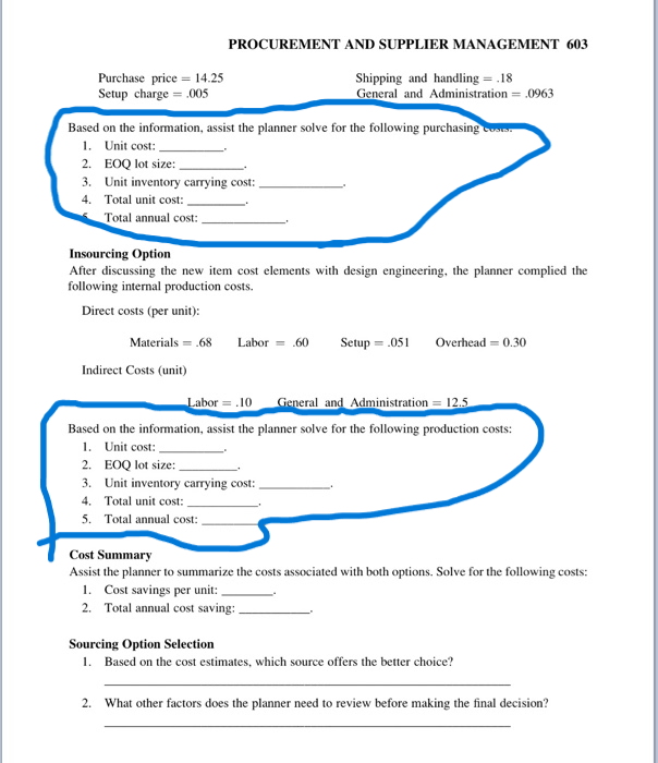 Design, and Overhead for Indirect Costs? How do you solve Annual Material
