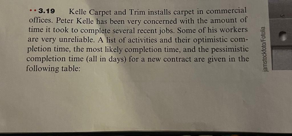 b) Determine the total project completion time and the critical path for