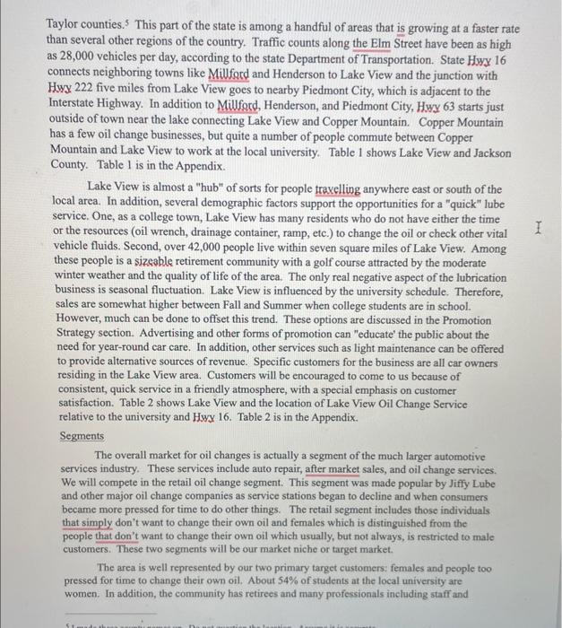 Initial cost analysis indicates that the average cost of oil, lubricants, and