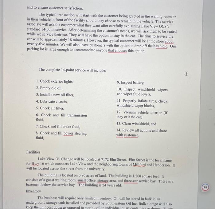 Statements, Income Statements, and an Opening Day Balance Sheet are in the