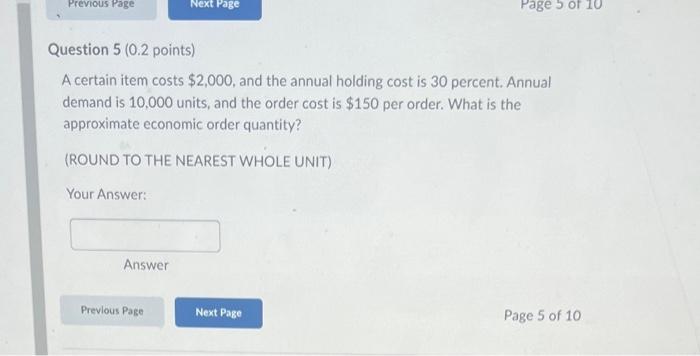 order size that minimizes total inventory cost. carrying cost. ordering cost. shortage