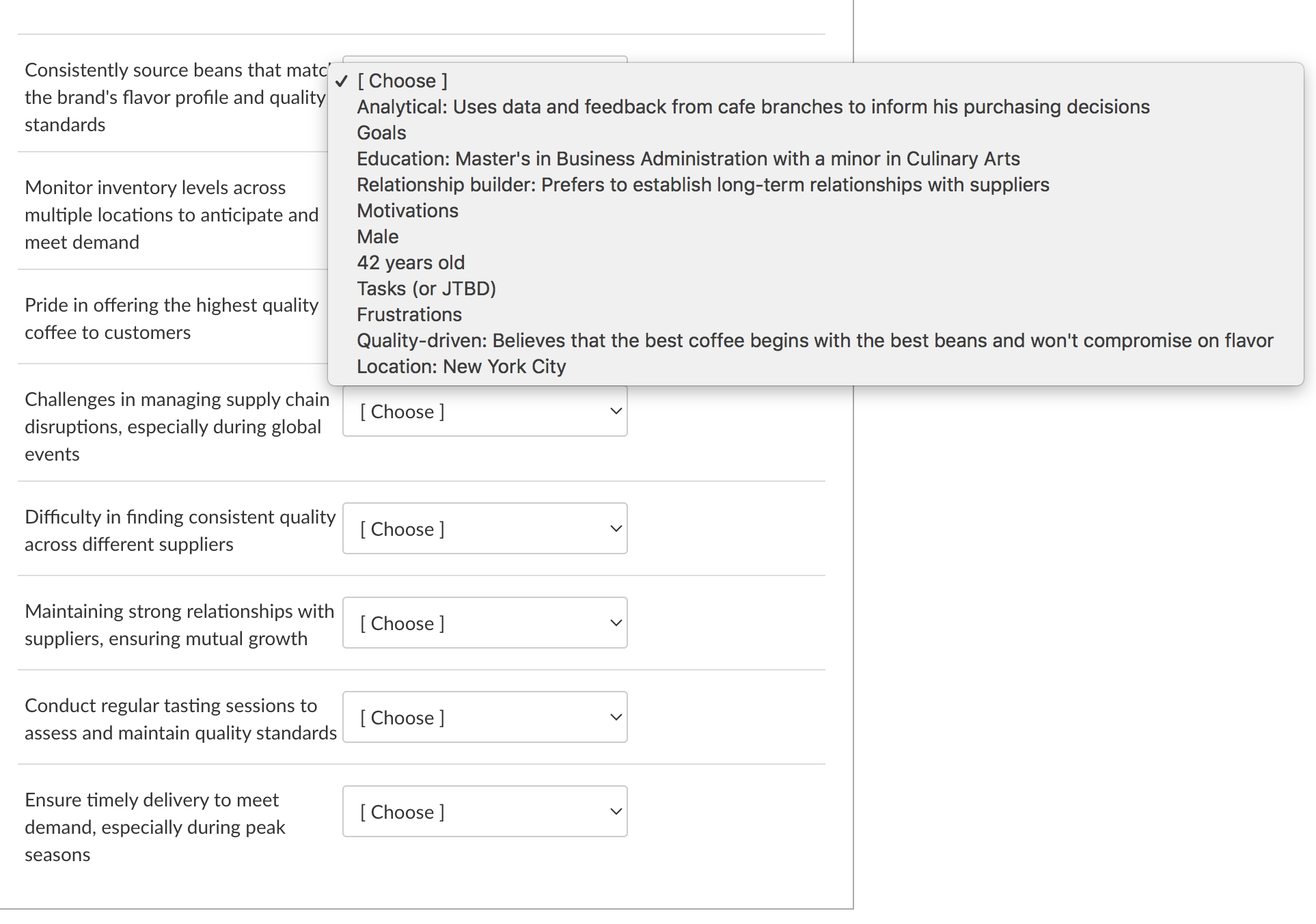 Adarsh Patel: The Quality Perfectionist Current Position: Purchasing Manager for an upscale