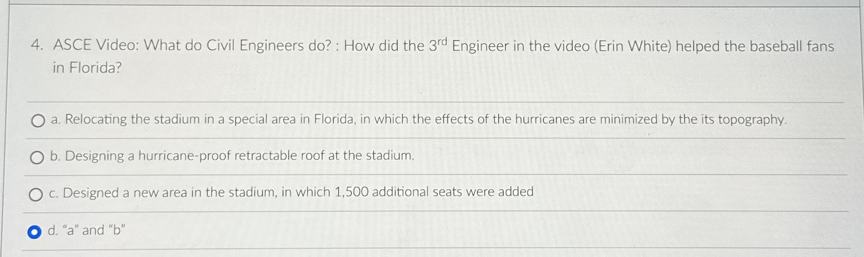  ASCE Video: What do Civil Engineers do? : How did the