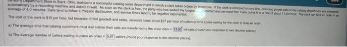 the Average Number in the Queve is: Lq=()2 N/M/1 queuing model, the