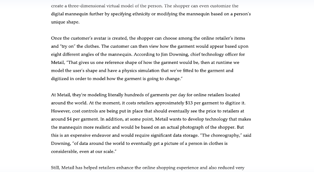 answer the questions that follow. Studying this case will help you better