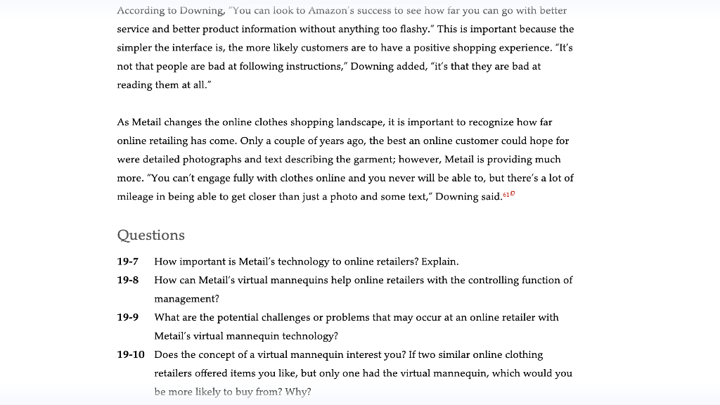 understand how concepts relating to controlling through online technology can be applied