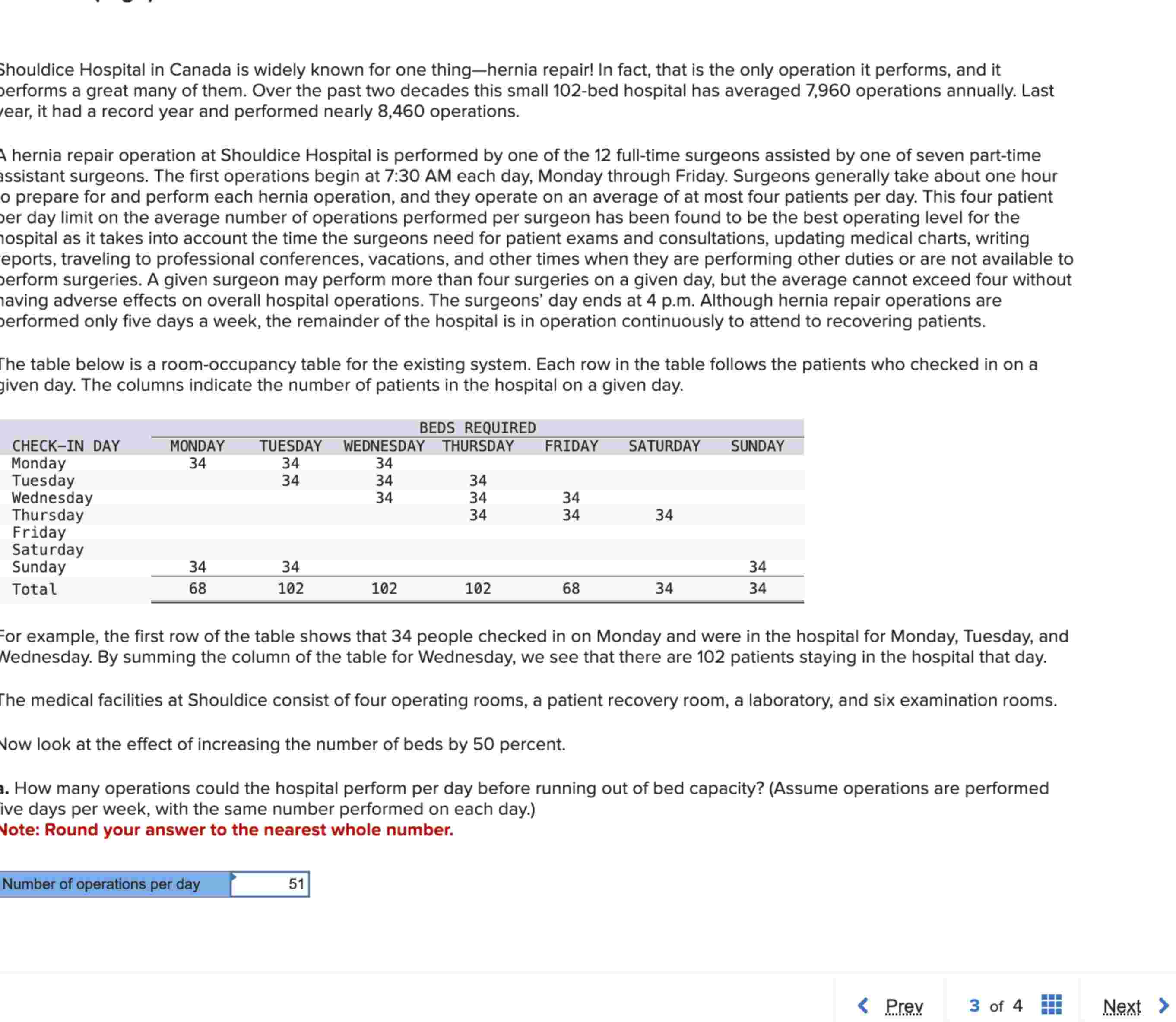  c-5. Based on the current scheduling practices with the 50% addition